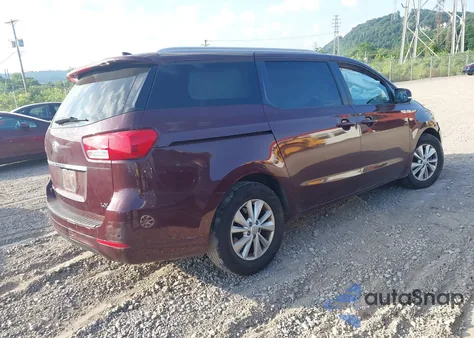2018 Kia Sedona Lx from USA, damaged, VIN KNDMB5C11J6351558